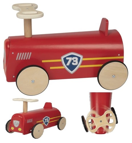Rutschauto aus echtholz - rutschauto,