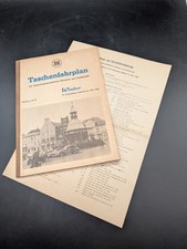 Deutsche Reichsbahn Taschenfahrplan RBD Schwerin und Greifswald 1968