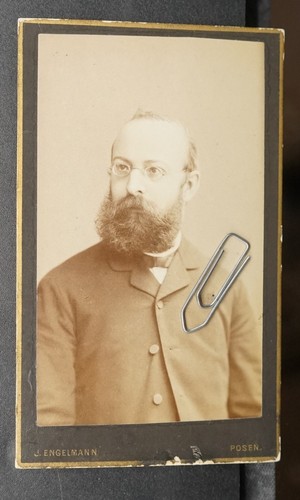 Cdv foto posen - foto, eisermann