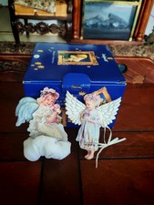 Porzellan Engel Bradford Edition Anhänger Sammlerstück 1999 Sandra Kuck