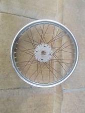 Altes Oldtimer Motorrad 16 Zoll Vorderrad Hinterrad Stahlfelge Speichenfelge rar