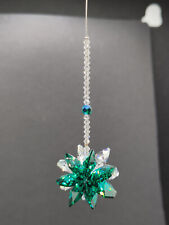 Astraklaster Grüntöne Suncatcher Swarovski® STRASS® Stern Autospiegel