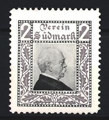 Reklamemarke verein südmark - reklamemarke,