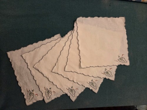 Vintage leinen servietten - leinen,