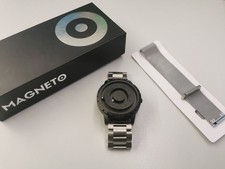 Herren-Armbanduhr Magento Schwarz Silberfarben