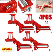 4x 90 GRAD RECHT WINKEL KLEMME GEHRUNGSZWINGE WINKELSPANNER ECK- WINKELZWINGE