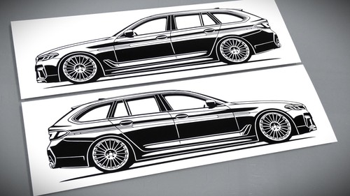 Bmw g31 alpina aufkleber - g31, b5