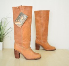 tolle Samello Western High Heel Stiefel Gr. 39 Line Dance Echtleder Boots - NEU