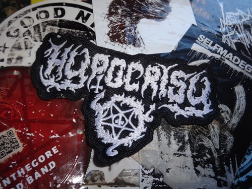 Hypocrisy shape patch gestickt - hypocrisy,