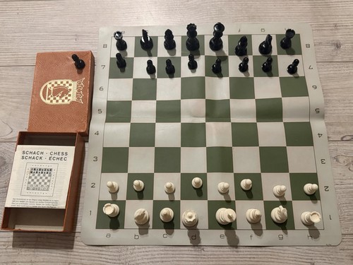 Vintage schach set - vintage, schach-set