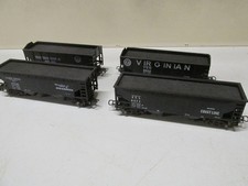 Für Märklin: 4 US Güterwagen H0 AC Hopper Athearn Walthers