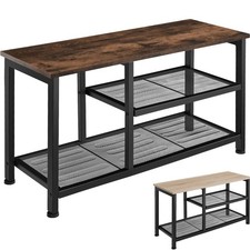 Schuhregal mit Sitzbank schmal