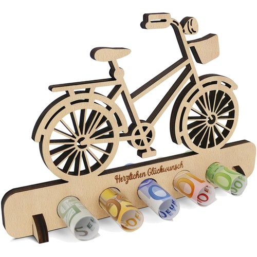 Holzdeko fahrrad geschenkidee - fahrrad,