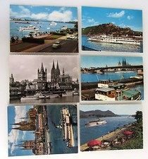 Schiffsfoto 6x Rhein Schiffe