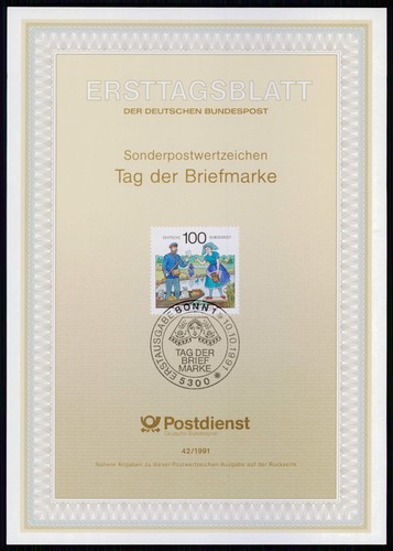Brd bund etb - etb, ersttagsblatt