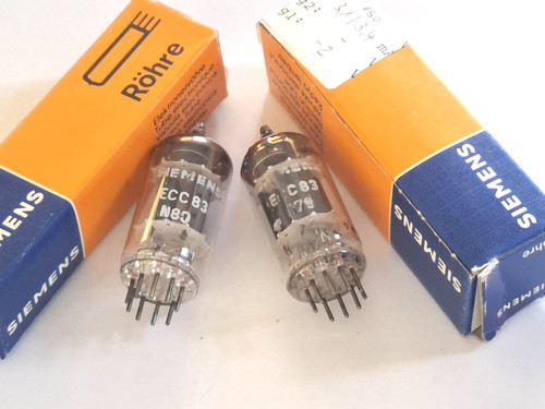 Paar siemens ecc83 12ax7 - paar, ecc83/12ax7