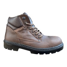 Nusca NIAGARA S3 echt Leder Sicherheitsschuhe Arbeitsschuhe braune Stiefel 43