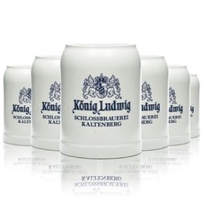 6x König Ludwig Bier Glas