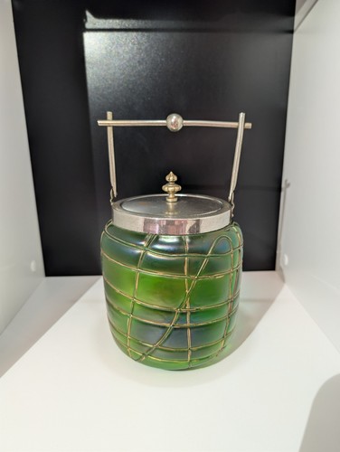 Antike glas keksdose - glas,