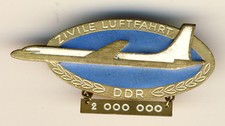 LEISTUNGSSPANGE für fliegendes PERSONAL mit ANHÄNGER 2 Mill. FLUG-km (9314/76N)