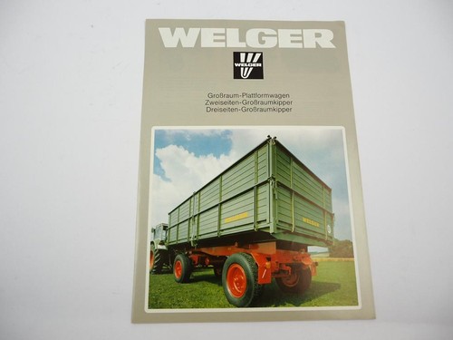 Original prospekt welger p220 - original,