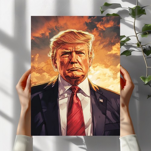 Trump manga poster schöne - trump,