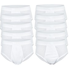 GÖTZBURG Herren Slip mit Eingriff FEINRIPP oder DOPPELRIPP Unterhose | 5 Stück