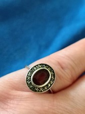 Jugendstil 925er Silber Ring