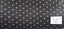 924-Stoffrest Doubleface Jersey Stoff Winterjersey Anthrazit grau punkte 1,85 m