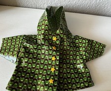 Puppe Regen Mantel Kapuze