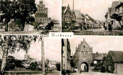 Tribsees muehlentor marktplatz - muehlentor,