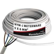 NYM-J Stromkabel 5 x 6 mm²