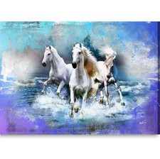 Leinwand Bild Pferde Tiere