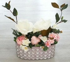 Blumengesteck rosa weiß grün