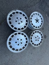 4x Alufelgen orig. Mercedes Benz 7x15 ET 41 "Gullideckel"  124 401 09 02 auch T3
