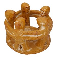 Keramik Freundeskreis Kerzenhalter Kerzenständer Teelichthalter 5 Personen