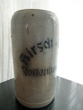 Uralter 1L Brauereikrug Hirsch-Bräu Rottenburg  Bierkrug