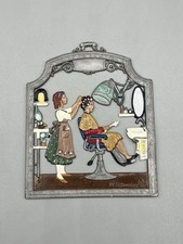 Zinn Bild Friseur Wilhelm