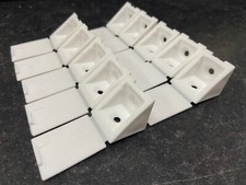 Kleiderschrank Regal Befestigungsblöcke weiß Schiebeschrank Türen 10 Stck. Zubehör