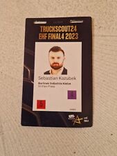 PRESSE - Ausweis Ehf Final 4 2023 Handball  Akkredierung Kielce Sammler 