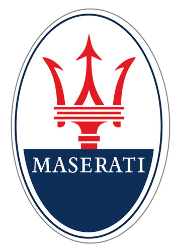 Maserati autoaufkleber - 3d,