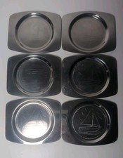 6 Untersetzer  für Teegläser 