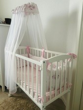 Kinderbett weiss mit Matratze