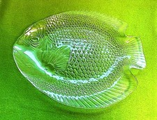 6 Fischteller (Karpfenform) von Arcoroc France aus den 70ern – Top-Zustand