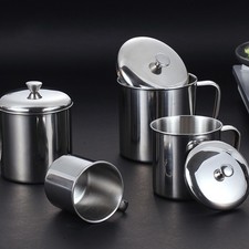 Edelstahl Kaffee Becher