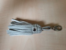 Anhänger Quaste Schlüssel Handtasche Autoschlüssel Synthetik Leder beige