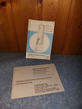 Gebrauchsanweisung Garantie Kohle - Badeoberofen KB 100-6  Wittigsthal DDR