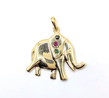 Vintage Elefant Anhänger 585