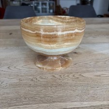 Vintage Onyx Marmor Schüssel