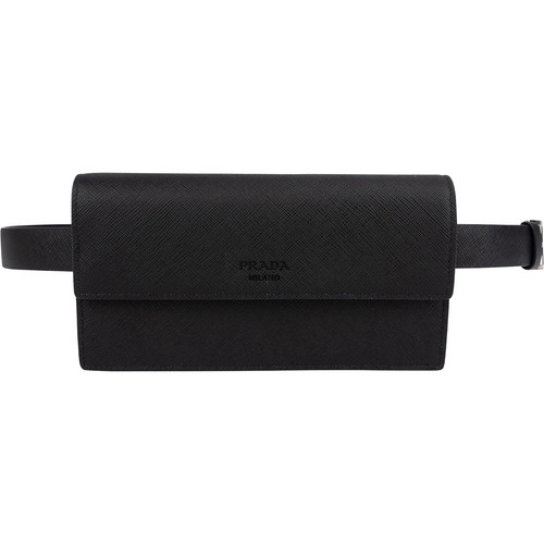 Prada black saffiano leather - prada,
